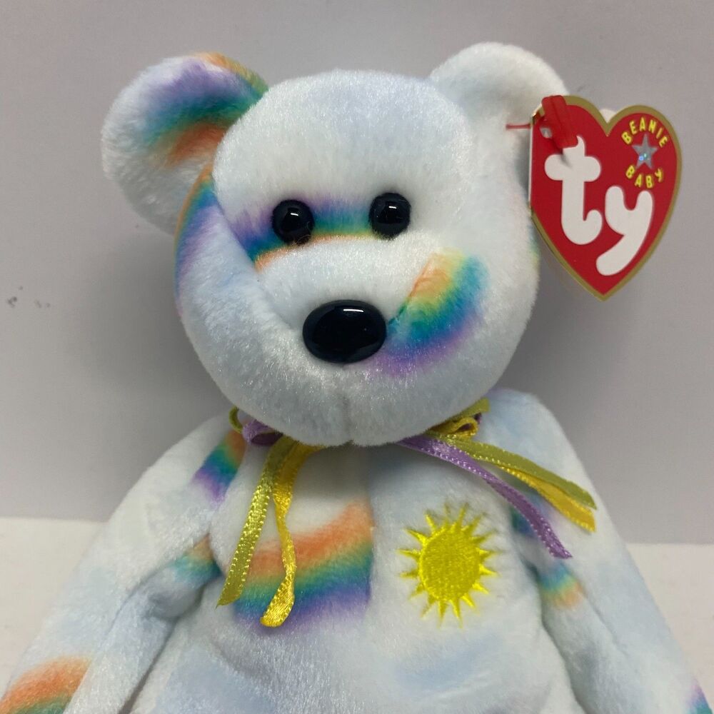 CHEERY 2000/2001 TY Beanie Baby Bear - MWMT'S - Picture 2 of 4